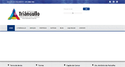 Desktop Screenshot of graficatriangulo.com.br